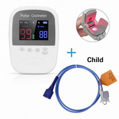 Handheld wired great performance pulse oximeter for hospital&clinic