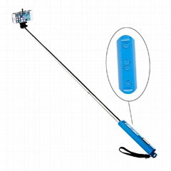 Bluetooth Selfie Stick and Built in Zoom in and Out Button for Android 