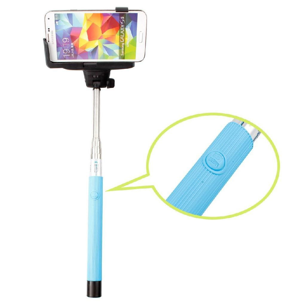 Handheld monopod Wireless Bluetooth Monopod for ios 4.0 / android 3.0 Smartphone 4