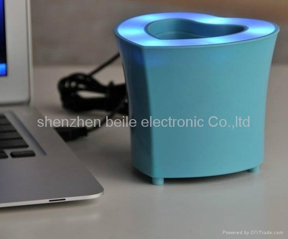 reative USB flower pot pen holder Speaker 4