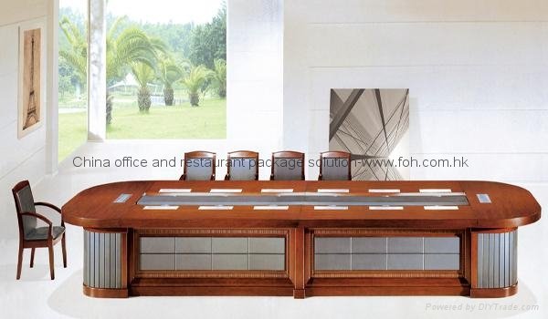 Luxury wood design congress table boardroom furniture