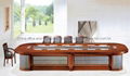 Luxury wood design congress table boardroom furniture 1