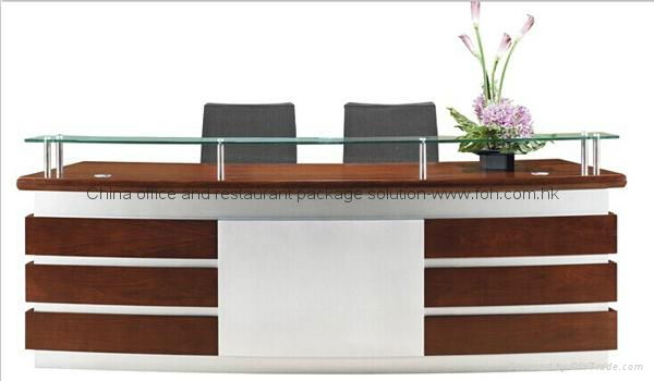 High Quality Office Front Counter Reception Desk For Sale Foh