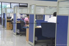 India Call Center Partition Working Desk Sound Proof Cubicles