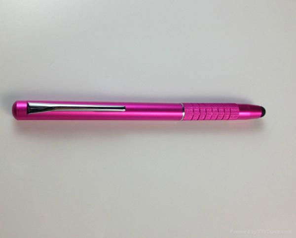 2013 New design aluminium stylus pen for iPhone iPad 3