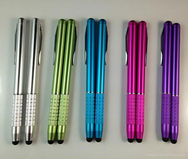 2013 New design aluminium stylus pen for iPhone iPad 4