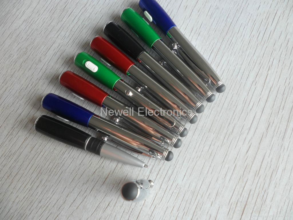 2013 New Promotional Gadget Touch Pen for iPhone 5 Laser Light Stylus Pen OEM  2