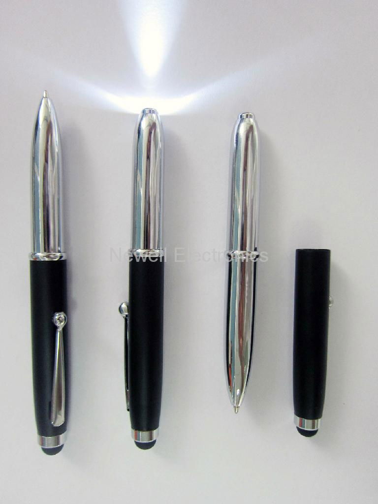2013 New Promotional Gadget Touch Pen for iPhone 5 Laser Light Stylus Pen OEM  4