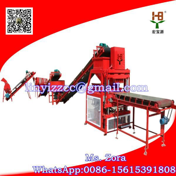 HBY4-10 Clay Interlocking Brick Machine