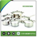 12pcs Stainless Steel Induction Cookware Set 1