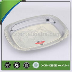 Tianfa Rectangle Stainless Steel Hotel Serving Trays