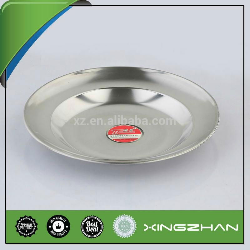 18~24cm 410# Stainless Steel Food Tray