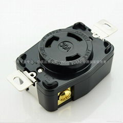 30A 250V NEMA L6—20R Generators Locking Receptacle