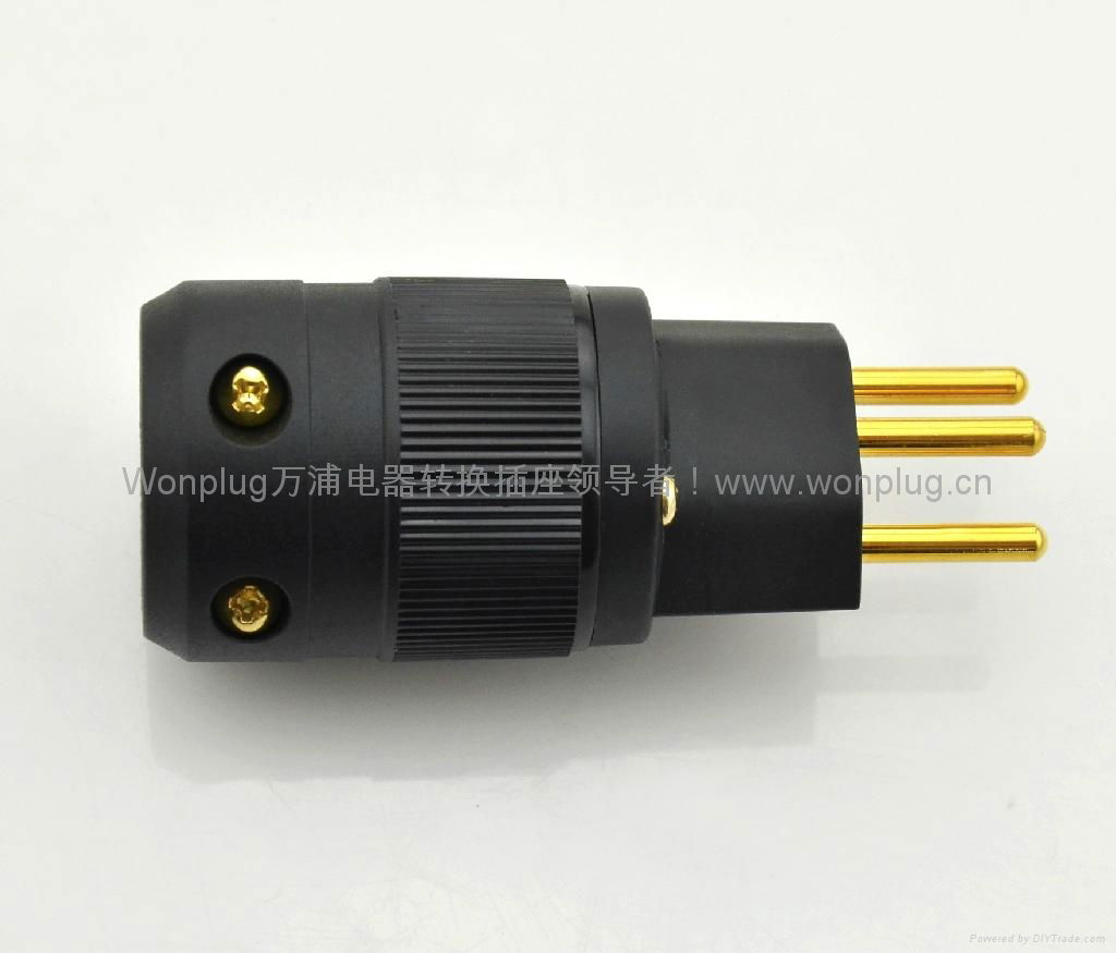 Swiss Audio power plug, HIFI Plug 4