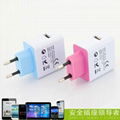  USB Charger with EU Plug 1