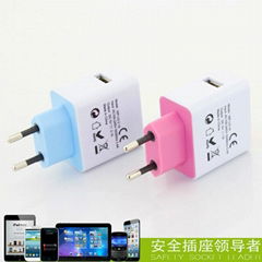  USB Charger with EU Plug