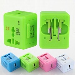 wonplug Mini size all in one travel adapter with USB