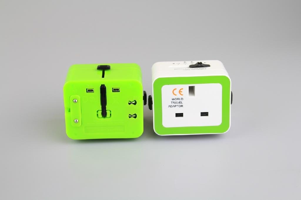 935 All in one travel adapter with 2USB 4