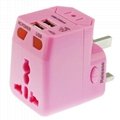 wonplug 2.1A World Travel Adapter with dual USB 3