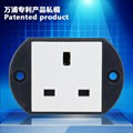 Screw locking duplex UK socket 2