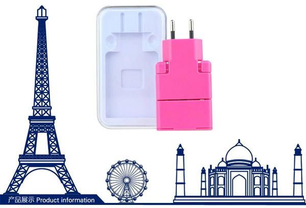 Ultrathin universal travel adapter plug adaptor mini portable travel kit   3