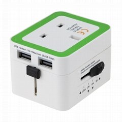 935 All in one travel adapter with 2USB