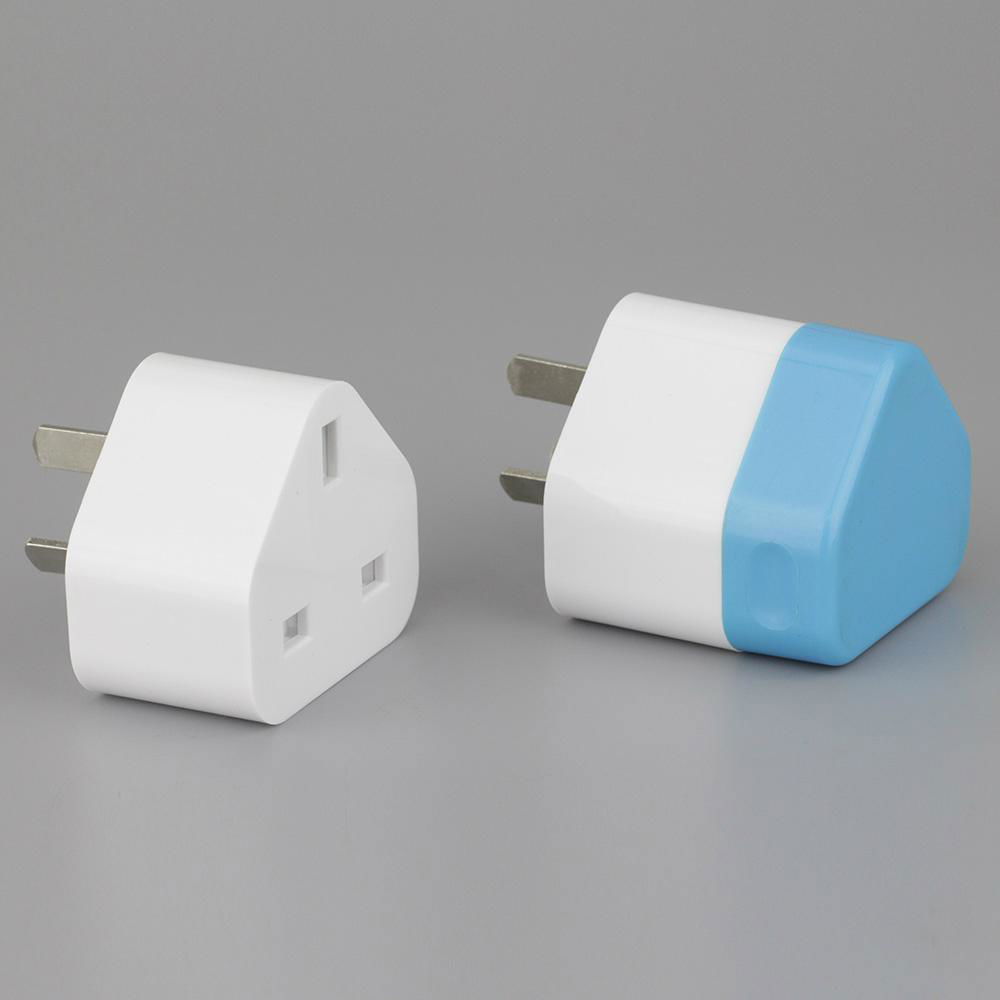 Hong Kong version UK to China plug adapter  5