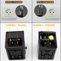 All in one travel adapter with 2USB 12