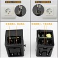 All in one travel adapter with 2USB