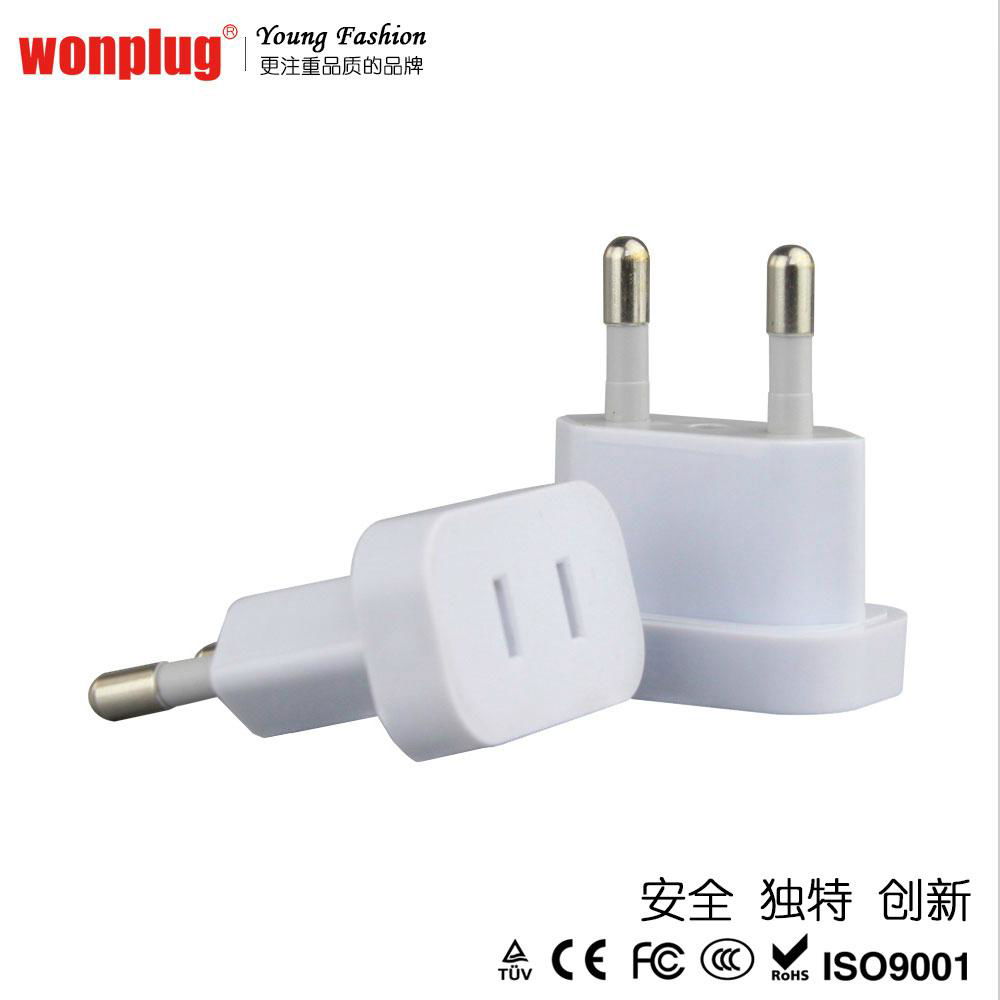 portable China/USA to Netherlands/ Norway/Austria 4.8MM plug adapter 2