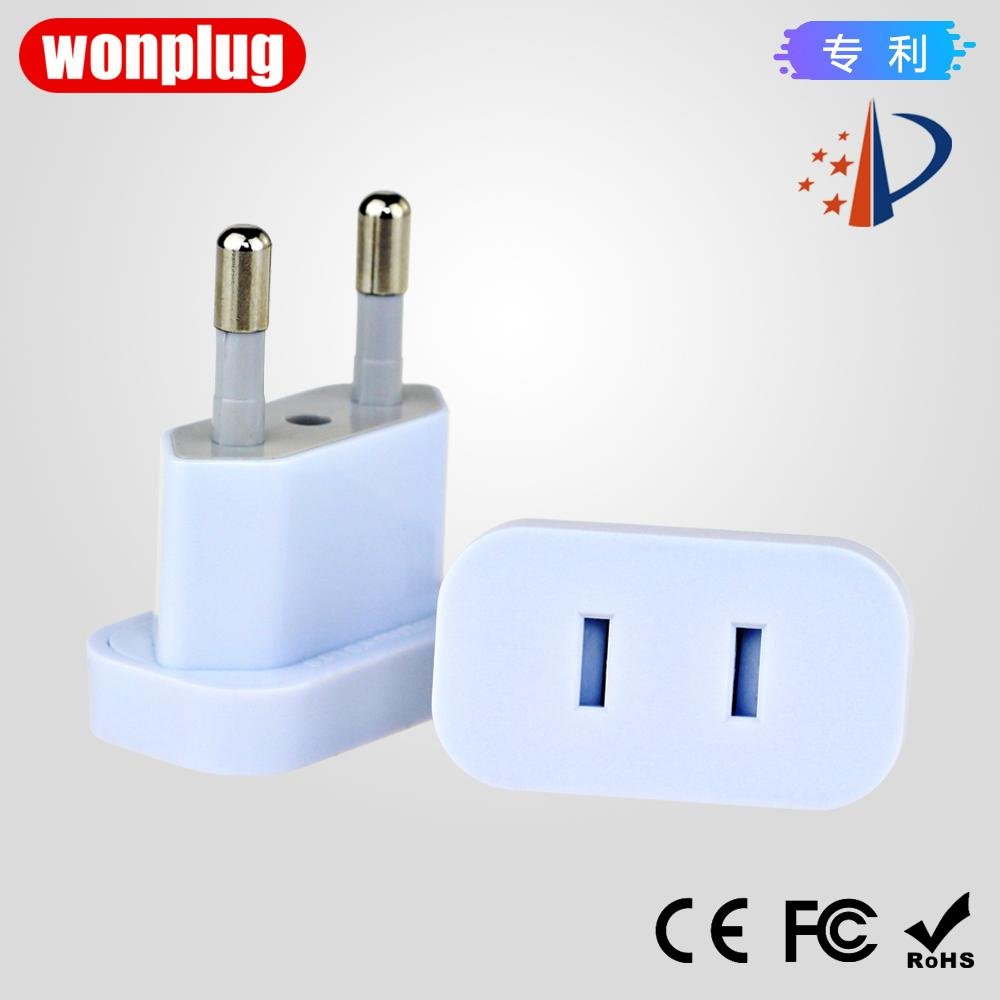 portable China/USA to Netherlands/ Norway/Austria 4.8MM plug adapter