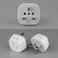 USA/Nea Zealand to UK/Hong Kong/Singapore/Maldives/Saudi Arabia plug adapter  2