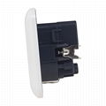 germany 16A 2.1A USB wall socket usb charging outlet receptacle