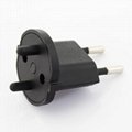 19BSchuko to Swiss Converter Plug (Non-earthed)  2