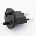 19BSchuko to Swiss Converter Plug (Non-earthed) 