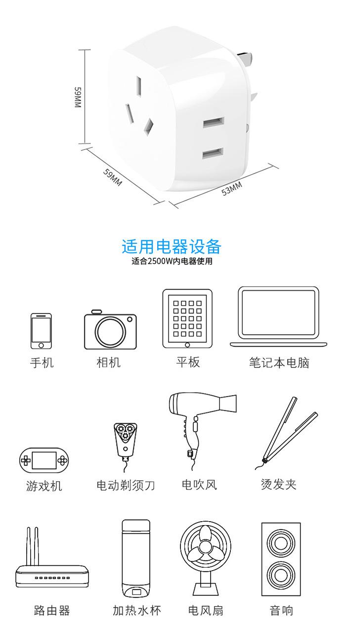 多功能轉換插頭