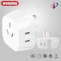 Mini Practical Australia/China/New Zealand travel adapter extension sockets 