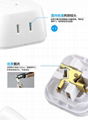 Mini Practical Australia/China/New Zealand travel adapter extension sockets 