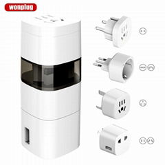 Travel Adapter, Hot sale Wolrd Travel Adapter with UK/US/AU/EU/Italy plug
