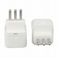 World universal to Italy travel plug adapter Italy plug adaptor