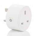 Tuya wifi UK smart plug home energy monitor wifi power socket smart wifi plug 5