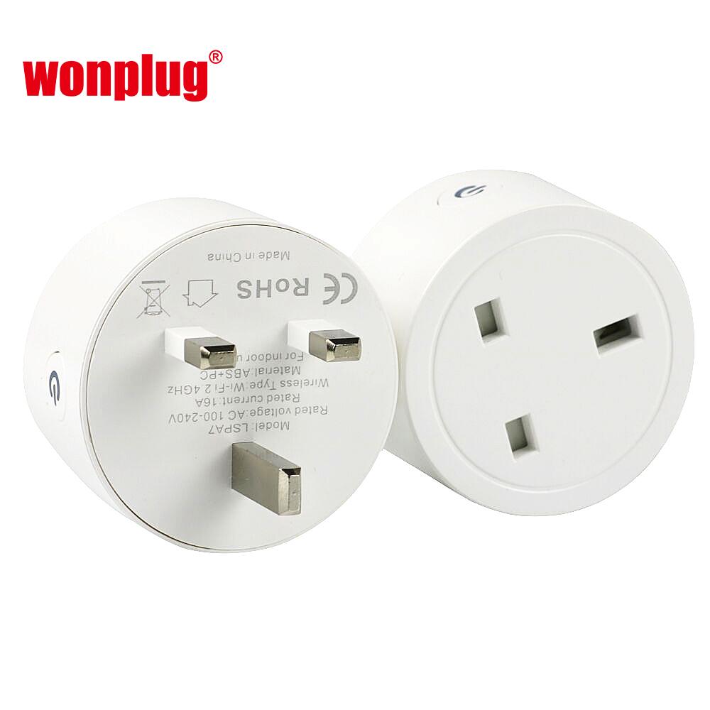 TUYA WiFi Smart Plug EU US UK Adaptor switch socket for Wireless