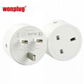 Tuya wifi UK smart plug home energy monitor wifi power socket smart wifi plug 1