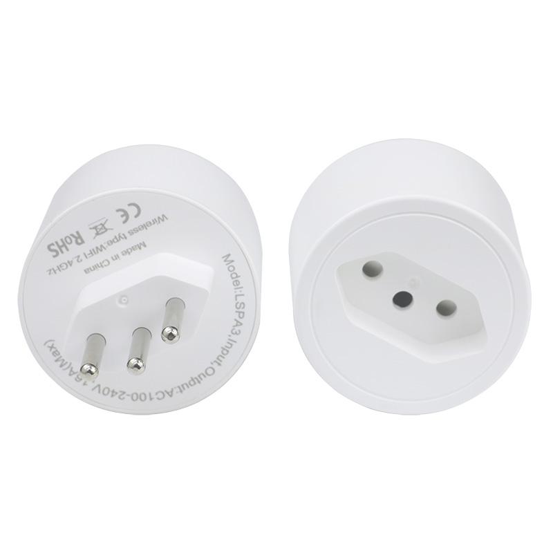 Brazil Plug Wifi smart plug 16A Brazilian Plug Power Smart WiFi Socket