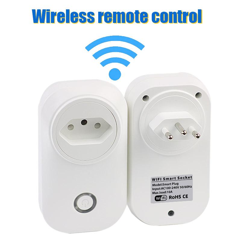 smart home automation alexa us wifi plug Remote Control tuya Wifi smart plug  3