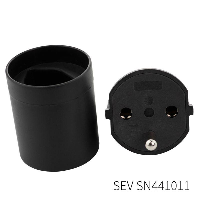 CB Approved Plug Adapter SEV SN441011 EU to Switzerland Fix Adapter  2