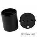 CB Approved Plug Adapter SEV SN441011 EU to Switzerland Fix Adapter 