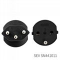 CB Approved Plug Adapter SEV SN441011 EU to Switzerland Fix Adapter  4