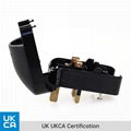 UKCA认证新款欧式转英标转换插头德转英转换插头英国转换插头