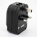 UKCA marking EU to UK fused plug adapter 13A 250V 6